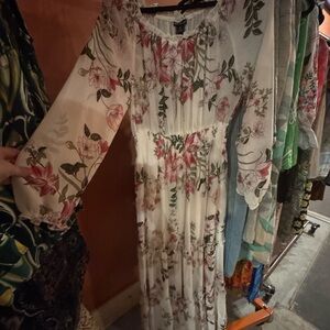 Floral Long Sleeve Dress